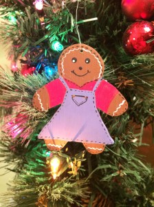christmas ornament, christmas, gingerbreadman