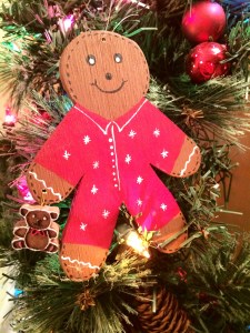 gingerbread man, christmas, christmas ornament, ornament gingerbread, teddy bear