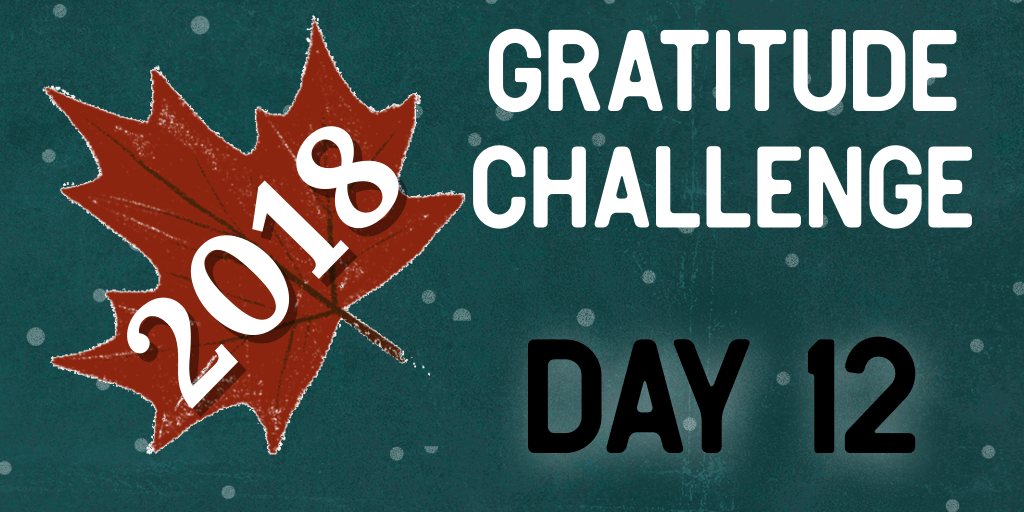 Gratitude Challenge Day&nbsp;12